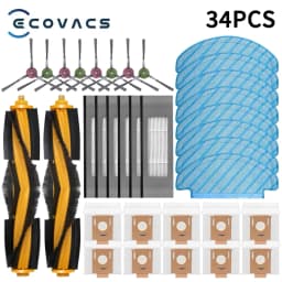 ECOVACS Deebot T8 AIVI T9 AIVI N8 Pro AIVI N9 N10 N10 Plus Accessories Main brush, side brush, filter, dust bag,Hepa Filter