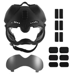 K9 Dog Tactical Helmet with Goggles Guide Rail Outdoor Combat Training Search Rescue Working Full Protective Police Dog Helmet