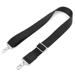 3.8cm Width Black Nylon Shoulder Bag Strap Adjustable Replacement Detachable Belt for Women Messenger Bag Handle Handbag Belt