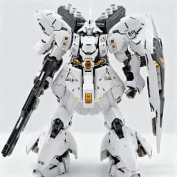 RG 1/144 MSN-04 Sazabi White Star Version With Decals Assembly Model Kit Collectible Mecha Toy Action Figure Desktop Decoration