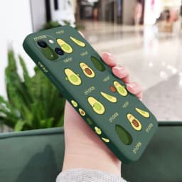 Avocado Family Phone Case For iPhone 17 Air 16 16E 15 14 13 12 11 Pro Max Mini X XR XS MAX 7 Plus 6 6S Plus Cover