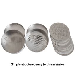 Precise Gem and Pearl Sorting Sieve Set, 0.15mm Thick, 65mm/80mm Diameter for Diamond Classification