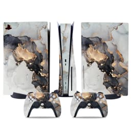 Sticker for PS5 Disk Console and 2 Controller Vinyl Decal Decorative Wrap Cover for Game Skin