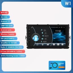Carplay 4G 9" Car Radio Android for VW MQB Polo Plus T-Cross Zoals T-Kruis T-Roc Tharu Sagitar Multimedia Player GPS 2Din Stereo