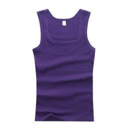 HOT Summer Pure Cotton Vest Basic Sleeveless Tank Top Fitness Vest Elastic T-shirt Bodybuilding Vest Casual Sports Tight Tees