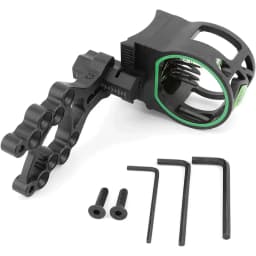 5 Pins Bow Sight Aluminum Alloy Right Hand Adjustable Compound Recurve Bow Sight for Bow and Arrow Archery Accessories