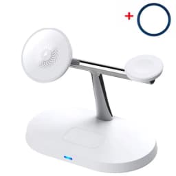 3 in 1 Magnetic Wireless Charger Stand For Magsafe iPhone 17 16 15 14 13 12 Apple Watch 8 7 Airpods Pro Fast Charging Station
