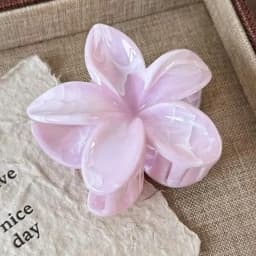 1/3PCS Hawaiian Gradient Flower Hair Claw Clip for Women Fashion Plastic Non Slip Hold Hairpin Barrette Girl Hair Accessories