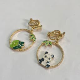 32 Style Colorful Enamel Cartoon Cute Rabbit Fox Ear Clips Funny Cat Bear Long Clip on Earrings Without Piercing for Women Girls