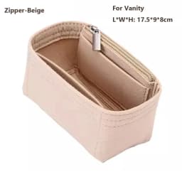 Felt Handbag Insert Bag Bag Support Storage Purse Liner Portable Organization Internal Bag for LV Nice Nano/Mini/BB/Vanity