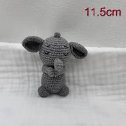 Handmade Kid Room Deco Stuffed Plush Toy Animal Amigurumi Handcrafts Kids Gifts Soft Fox Cow Lamb Birthday Sleeping Dolls