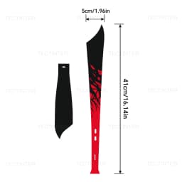 Middle Skin Sticker for PS5 Pro Console Anti-Scratch PVC Vinyl Decal Protective Cover for Disc & Digita Version Game Accessories