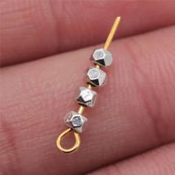 100pcs Antique Silver Color DIY Crafts Making Findings Handmade Metal Alloy Spacer Bead Charms For Jewelry Making