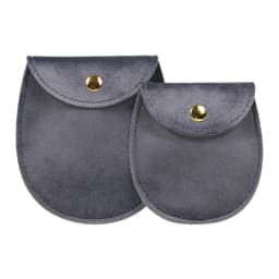 Jewellery Pouch Snap Button Soft Velvet Bag Envelope Jewelry Packaging Bag Wedding Gift Bracelet Necklace Earrings Rings Storage