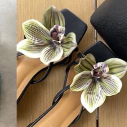 1 Pair Simulation Coloful Thai Fairy Butterfly Flower Shoe Buckles Butterfly Orchid Phalaenopsis Shoe Flower Sandals