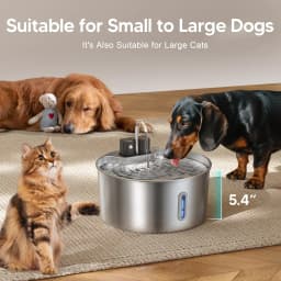 ZYfeeder 7L Large Capacity Charging Induction Cat Water Dispenser, Wireless Induction, Suitable for Indoor Placement at Will
