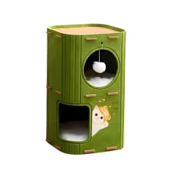 Multi-layer Cat Bed Closed Safety Cat Nest Wear-resistant Felt Cat Climbing Frame Indoor Integrated Pet Toys for All Seasons