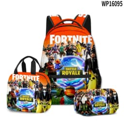 New Fortnite Game Backpack Anime Schoolbag Student Shcool Bags Supplies Cosplay Pencil Bag Kawaii Lunch Bag Birthday Gift