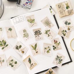 46pcs/box Kawaii Little Forest Post Office Mini Paper Sticker Decoration Diy Ablum Diary Scrapbooking Label Sticker Stationery