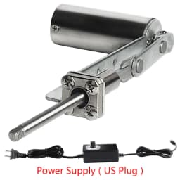 DC Reciprocating Linear Actuator All Metal Body Telescopic Rocker Actuator Stroke 39mm Motor M6 Thread 30-270 Times/min