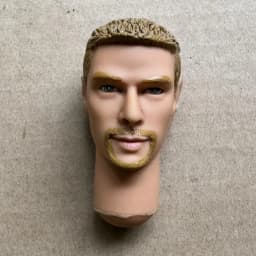 1/6 Vintage Doll Heads Princess For 30cm Solid Male Soldier Sculpt Female Children Playing Birthday Gifts