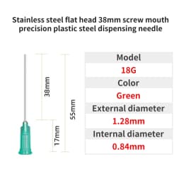 14G-30G 38mm Dispensing Needle Syringe Needle 1.5 Inch Dispensing Needle Used to Fill Liquids, Glue and Syringes