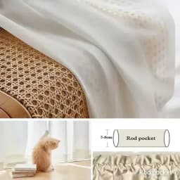 S Fold Wave White Tulle Customized Quality Window Sheer Curtains for Living Room Bedroom Decor Voile Yarn Luxury Chiffon창문커텐