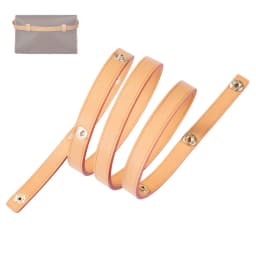 Berry&Snowy Luxury Shoulder Strap Replacement For LV Fiorentine Bag Accessories Vachetta Leather Strap