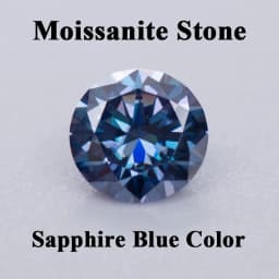 Moissanite Stone Round Cut Rainbow Purple Color DIY Charms Jewelry Making Ring Necklace Earrings Main Materials Certificate