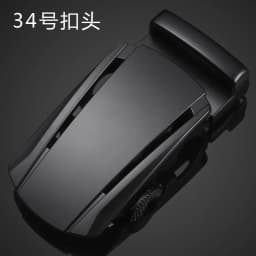 Men's Alloy Automatic Belt Buckle High quality Black metal buckle men's business casual width 35mm Belt(Only Can Match Our Belt)
