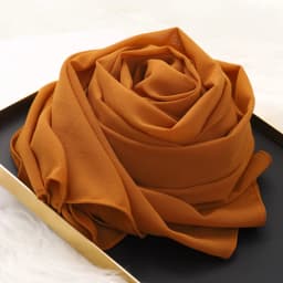 2025 Muslim Hijab Scarf With Zipper Plain Bubble Chiffon Ready to Wear Veiled Hijab Wrap Solid Shawls Headscarf Turban Ramadan