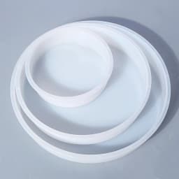 DIY Oversize 14 Inch Round Table Epoxy Silicone Mold Table Bracket Cutting Board Desktop Decoration Resin Silicone Mold