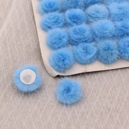 10pcs DIY Pompon 3cm Mink Pompoms Fur Balls for Sewing on Knitted Keychain Scarf Shoes Hats Fur Pom Pom DIY Crafts Accessories