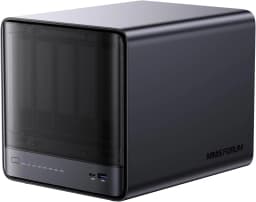 MINISFORUM N5 Pro AI NAS Server AMD Ryzen AI 9 HX PRO 370 12-Core 80 TOPS 10GbE + 5GbE Dual LAN OCuLink PCIe X16 USB4 5-Bay Storage