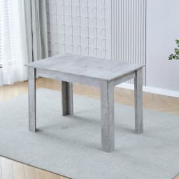 BonChoice 110/120/150cm Wooden Dining Tables for 2-6 Small Space, Rectangle Kitchen Table for Dining Room, Kitchen