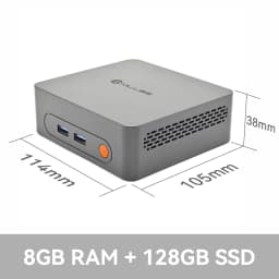 MLLSE M2 Mini Pc Intel Core i3-4030U 8GB DDR3 RAM 128GB SSD Wi-Fi 5 BT 4.2 Windows 10 Mini Desktop Computer