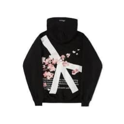 Harajuku Cherry Blossom Embroidered Hoodies Flower Tree Pattern Street Style Hooded Y2k Jacket Mens Womens Zipper Jackets