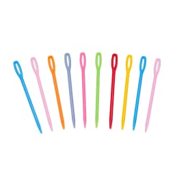 10pcs/lot Colorful Plastic Sewing Needles 5 7 9 15cm Size Colourful Large Eye Crochet Needle DIY Embroidery Jewelry Tools