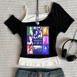 Katseye cropped top shoujo gothic funny graphic clearance sales 2000s tshirt kawaii cute meme baddie streetwear
