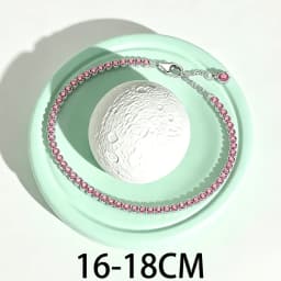 2026 New 925 Silver Purple Plant Bee Specimen Women's Tennis Adjustable Bracelet Display Tool DIY Exquisite Charm Jewelry
