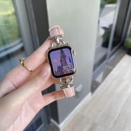 100% Genuine Leather strap for Apple Watch band 49mm 38/40/41/42/45/44 mm Iwatch Series 3 4 5 SE 6 7 8 Ultra Watchband Bracelet