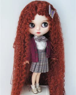 JD220 1/6 1/4 1/3 1/12 Blythes Extremely Long Curly Fashion Synthetic Mohair BJD Wig YOSD MSD SD Doll Accessories