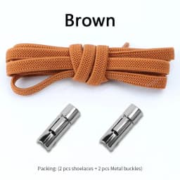 New Elastic Laces Sneakers Round Press Lock Shoelaces Without ties Kids Adult No Tie Shoelace Rubber Bands Shoes Accessories