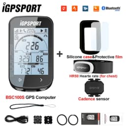 iGPSPORT BSC100S ANT+ GPS Odometer Cycling Bike Computer Riding Wireless Speedometer Support Powermeter 2.6 Inch large screen