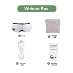 Smart Foldable Eye Massager Rechargeable Bluetooth Eye Care Mask Vibration Massage Relieve Eye Fatigue Portable Relax Device