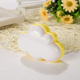 EU Plug 220V LED Cloud Night Light Dusk To Dawn Smart Sensor 0.5W for Hallway Bedroom Stairs Kids Room Energy Saving Cute Lamp