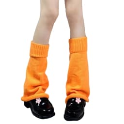 Comfortable Knit Knee Warmer Flared Fall Winter Thermal Wear Easy Care For Women and Girls