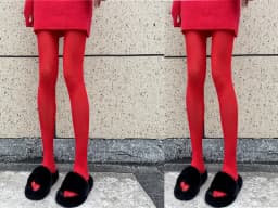 Red Sexy Tights Women Smooth Thin Slim Stocking High Waist Transparent Pantyhose High Elasticity One Piece Ultra Thin Stockings