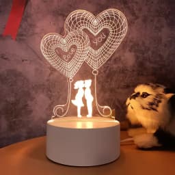 3D Lamp Acrylic LED Night Lights Bear Dinosaur Child Night Light Led for Bedroom Decoration Christmas Decor Wedding Party Favors