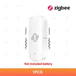 ZigBee Smart Vibration Sensor Tilt Detector Monitor App Control Security Protection Zigbee Sensor Motion ShockAlarm Support Z2M